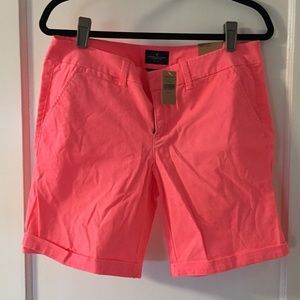 AE pink bermuda shorts